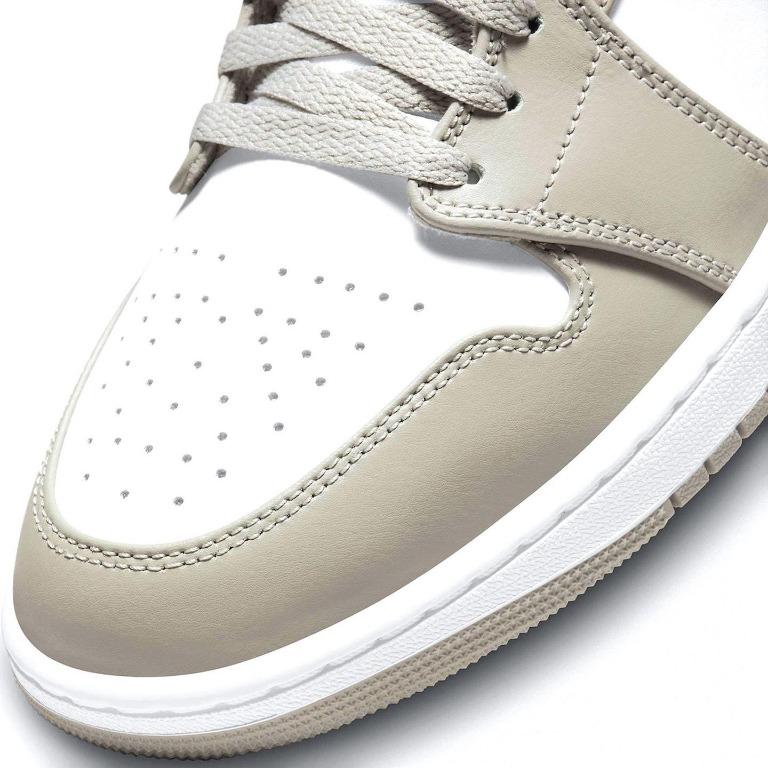 air jordan 1 mid linen tan