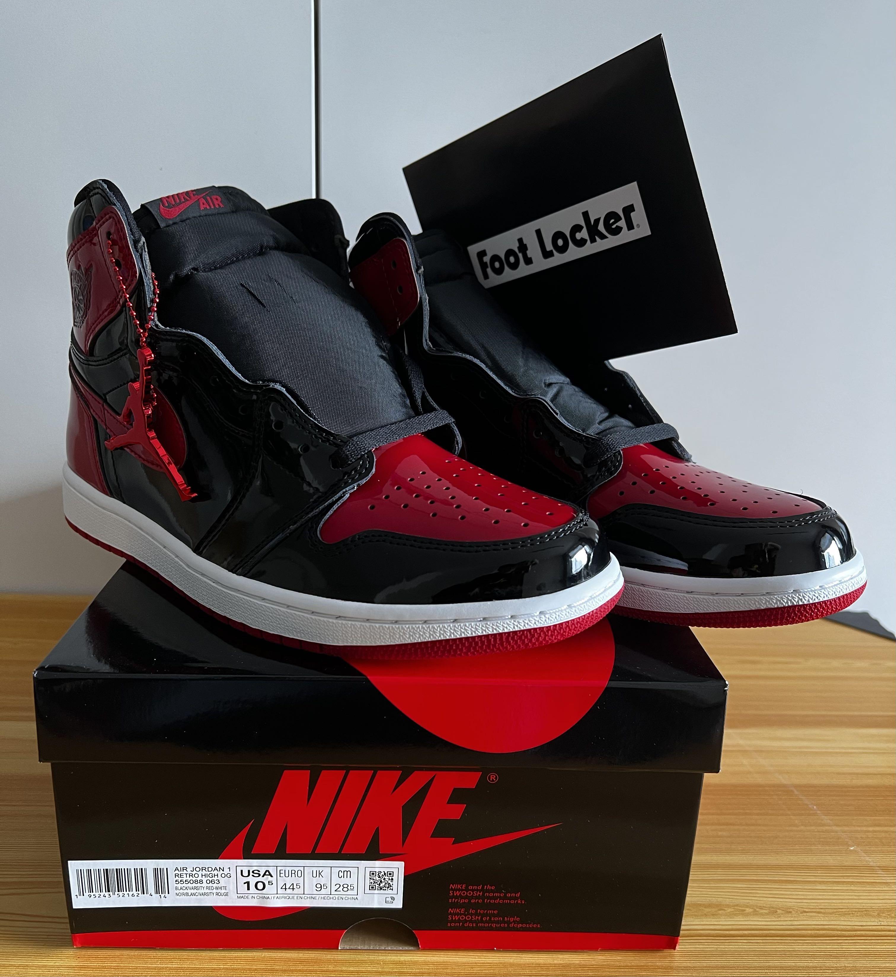 Air Jordan 1 Retro High OG “BRED PATENT”, Luxury, Sneakers ...