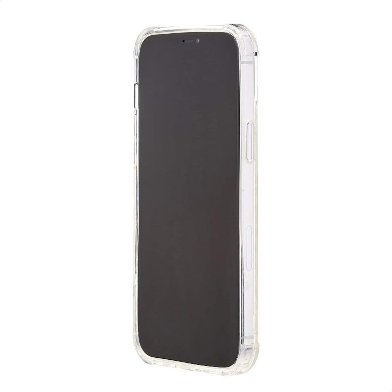 Amazon Basics Case for iPhone 12 and iPhone 12 Pro, Clean Glass