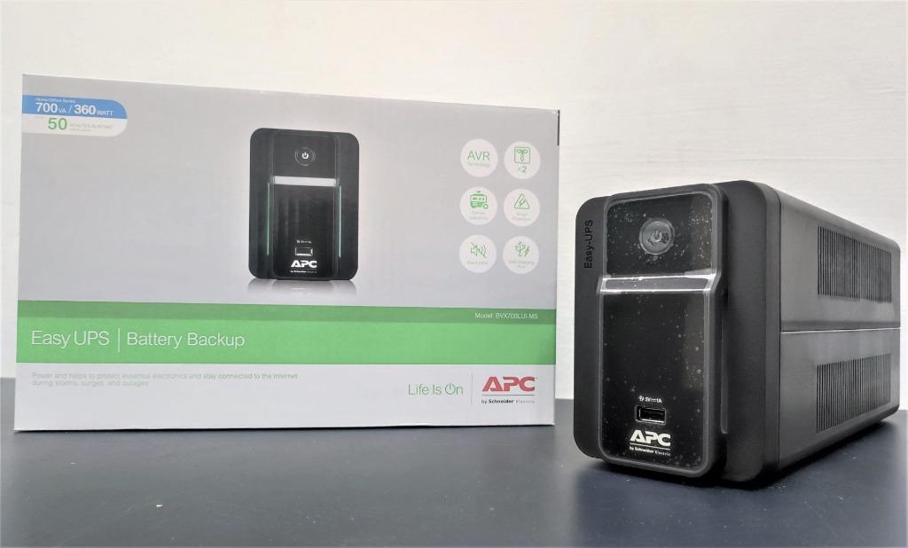 APC BVX700LUI-MSUninterruptible Power Supply (UPS) (Category: Computer Parts) located in Quezon City. Submitted by ann_xbs (Listing ID 1147850984, Image 3). Description: APC UPS BVX700LUI-MS 700VA 360W 230V 1* USB Charging Port AVR Easy Back Ups Brand New 1-2 days process to order call for availability. Mobile/Viber # 09304749488 Look for #Ms Ann Empleo Email address; sales2@xbsasia.ph Website: www.xbsasia.ph Prices and availability subject to ch