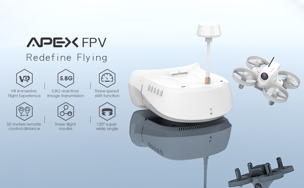 FPV Drone With Goggles Head Tracking RTF Racing Drone Rtf With