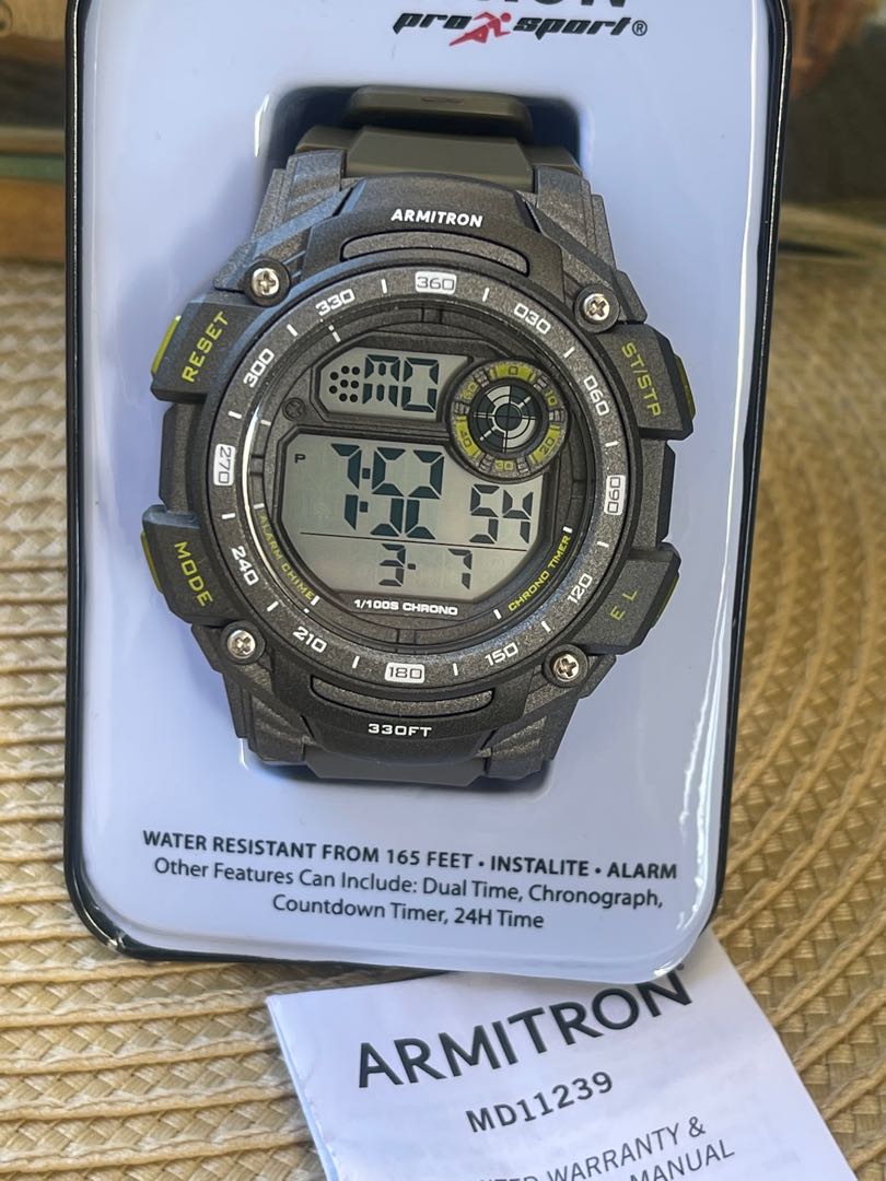 Armitron US Sport Digital Chronograph Army Green Resin
