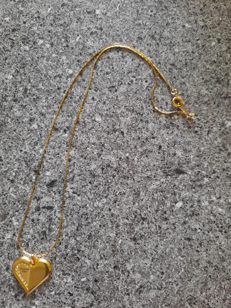 Auth Christian Dior necklace (Category: Necklaces) located in Zamboanga. Submitted by selected.things (Listing ID 1147692824, Image 2). Description: authentic.japan surplis sourced.like new. chain marked 18KGF( gold filled).