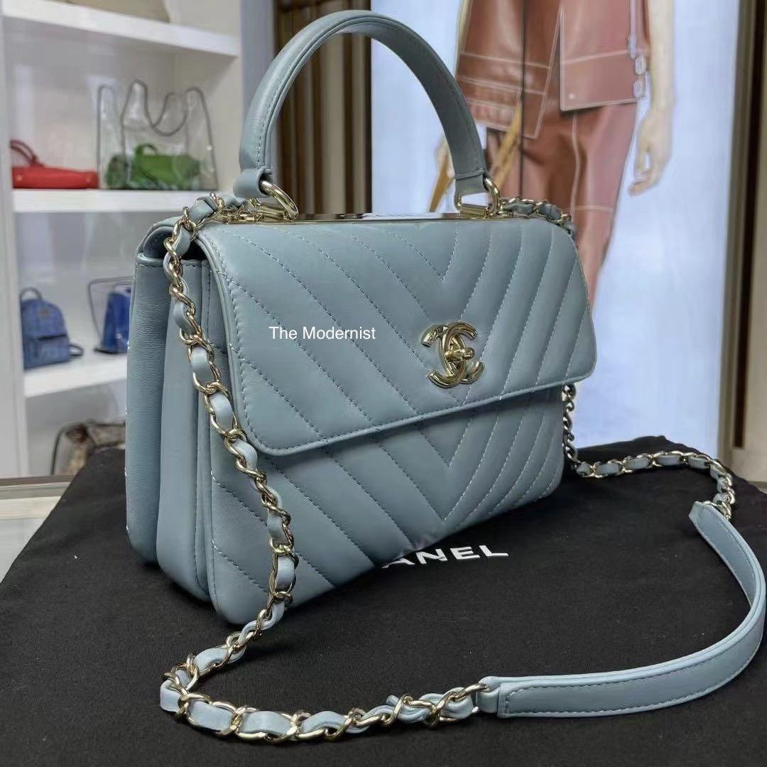 Chanel chevron clearance trendy