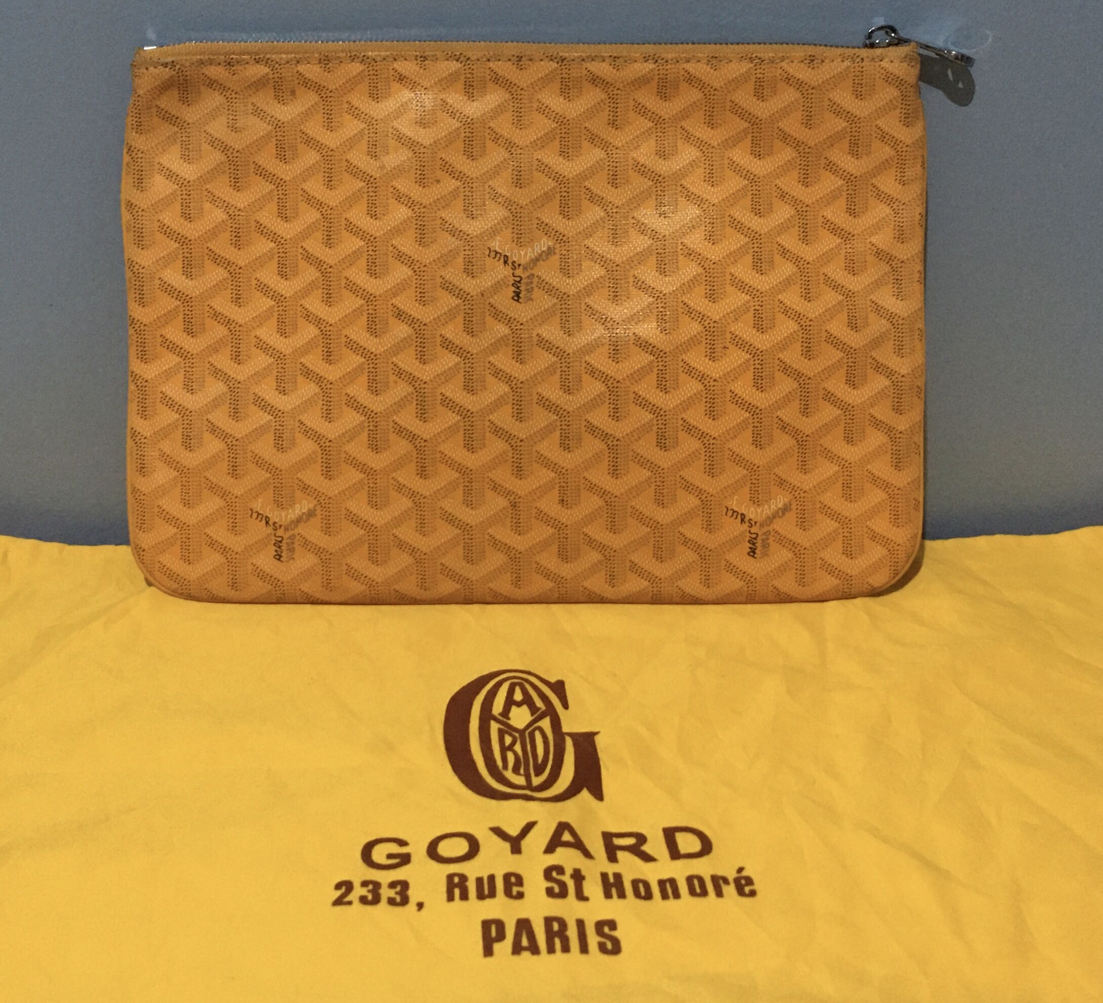 Goyard clutch pouch, Luxury, Bags & Wallets on Carousell