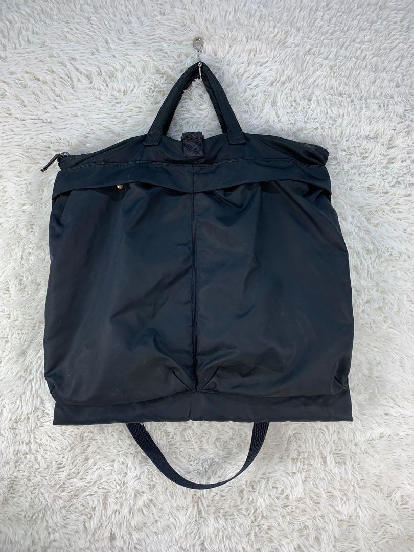 Authentic helmut lang navy blue nylon bag japan