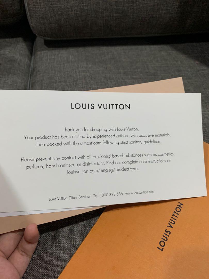 Louis Vuitton  Accessories  Authentic Louis Vuitton Thank You Note From  Store  Poshmark