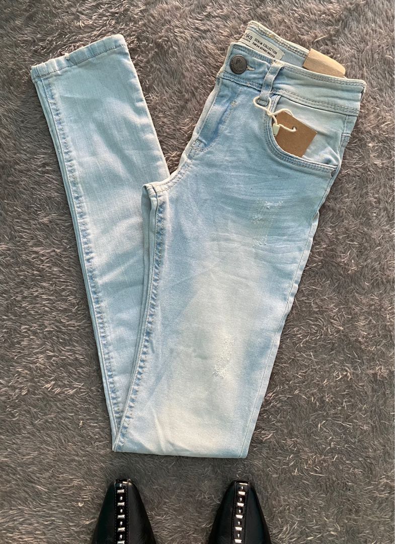 BERSHKA SKINNY JEANS, Fesyen Wanita 