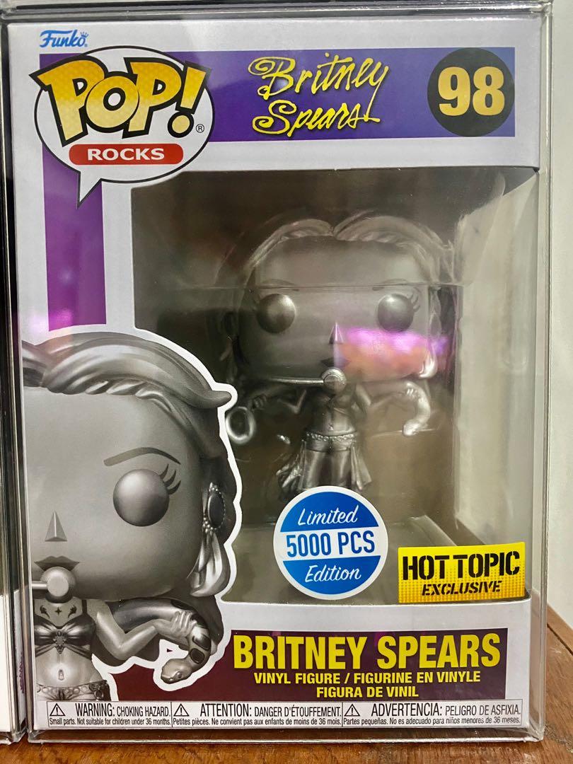 Funko Pop Rocks Britney Spears Hot Topic Exclusive Limited to 5000 pcs 