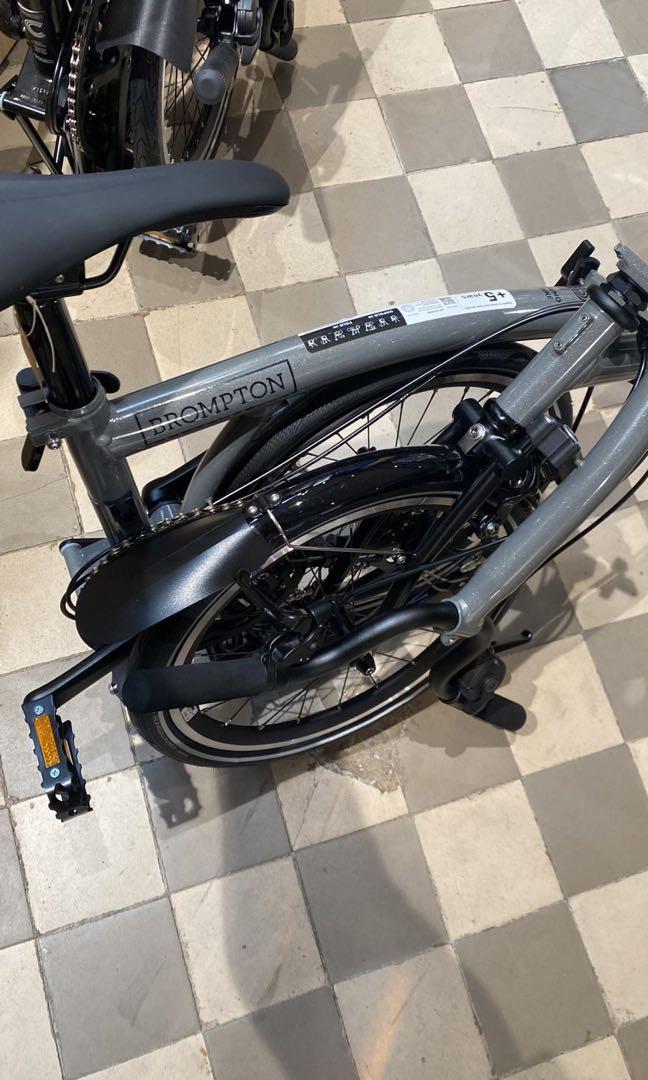 Brompton P Line Storm Grey Metallic, Sports Equipment, Bicycles & Parts,  Bicycles on Carousell