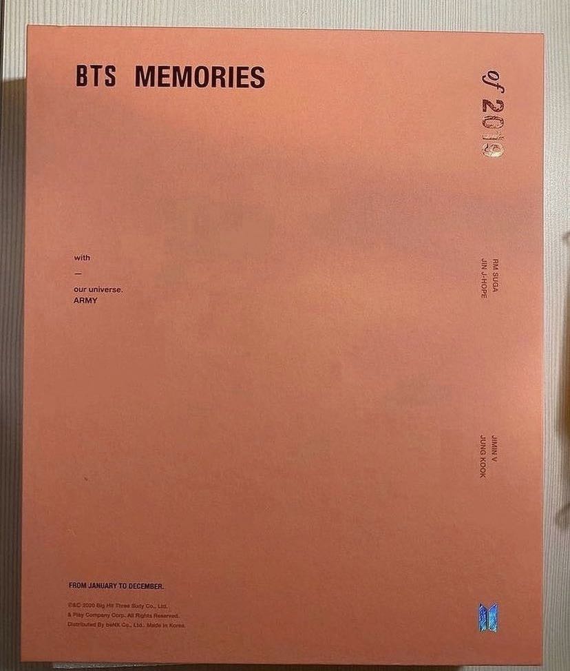 BTS 2019 memories dvd, 興趣及遊戲, 收藏品及紀念品, 韓流- Carousell