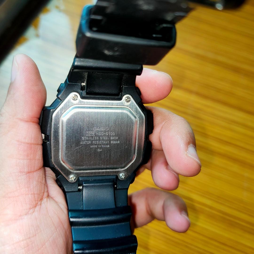 CASIO SOLAR HDD S100 ORIGINAL VINTAGE Men s Fashion Watches