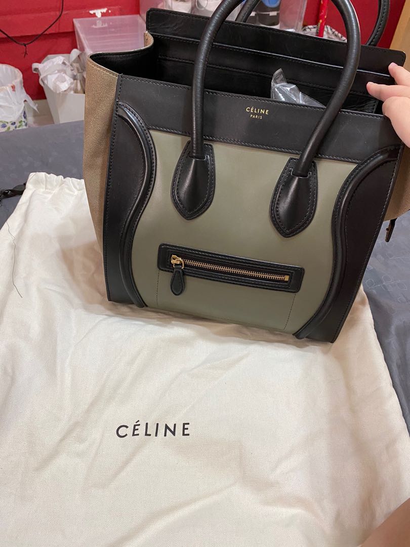 Celine micro luggage discount tricolor