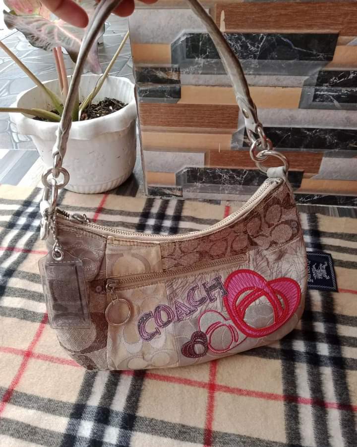 Coach poppy shoulder sales bag