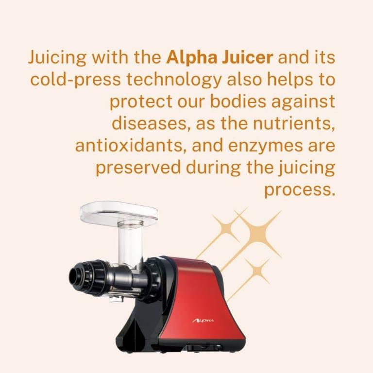 Cold Pressed Juicer From Korea ( Free Face & Body Scrub ), TV & Home