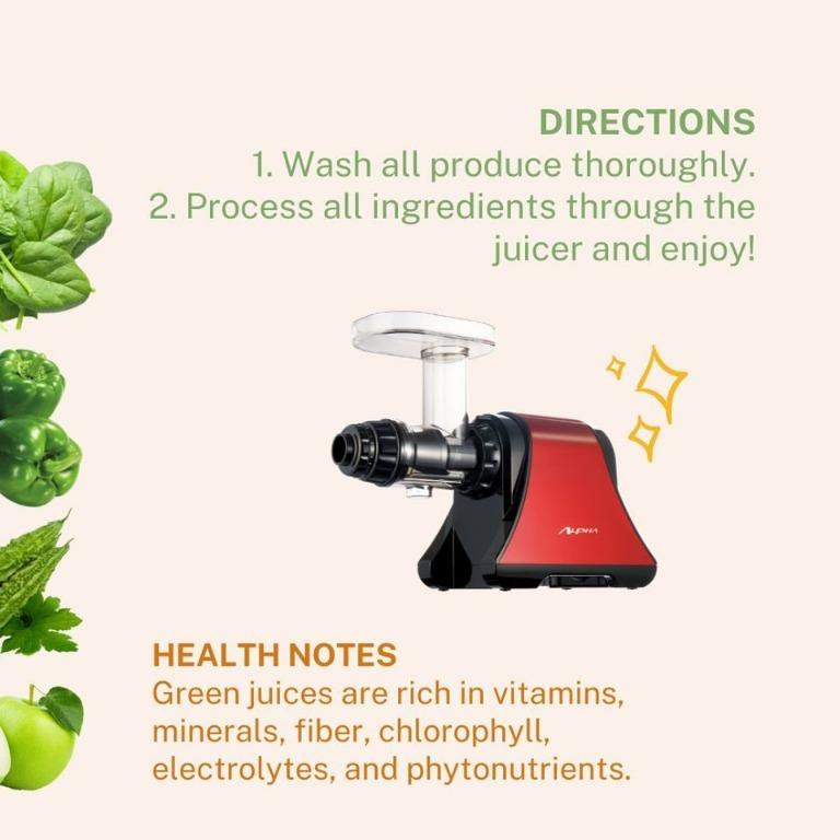 Cold Pressed Juicer From Korea ( Free Face & Body Scrub ), TV & Home
