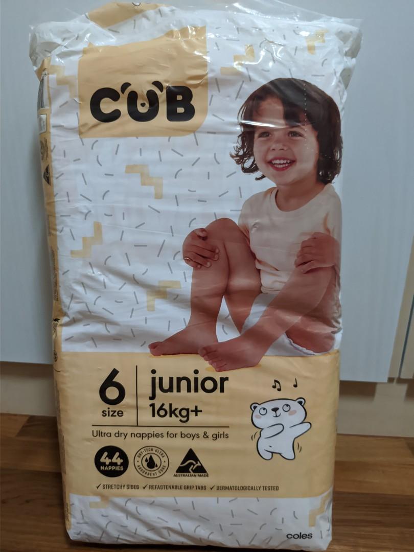 CUB / Coles / Australian brand Tape diapers 44 pieces, Babies & Kids