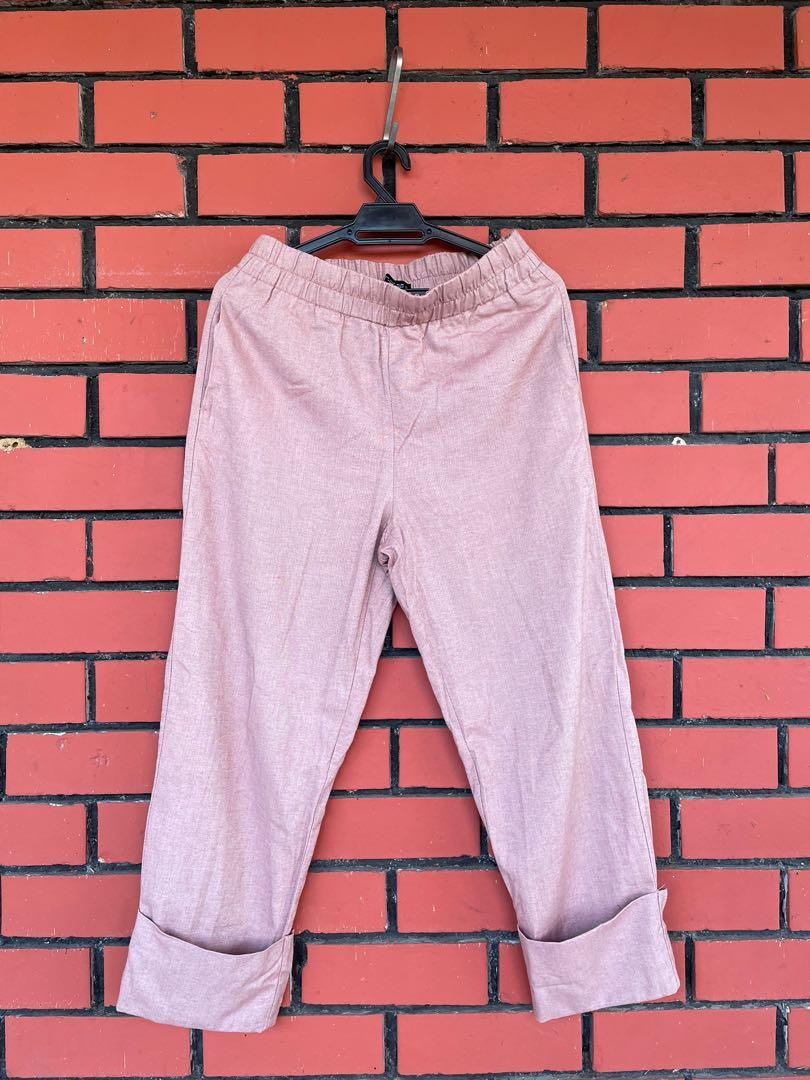Zara cuffed pants best sale