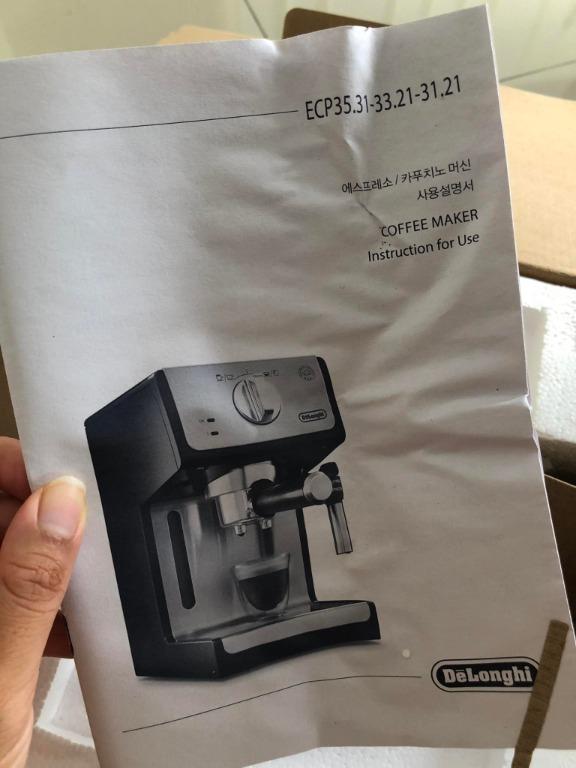 Delonghi ECP31.21 Espresso Coffee Machine, Food & Drinks, Beverages on Carousell