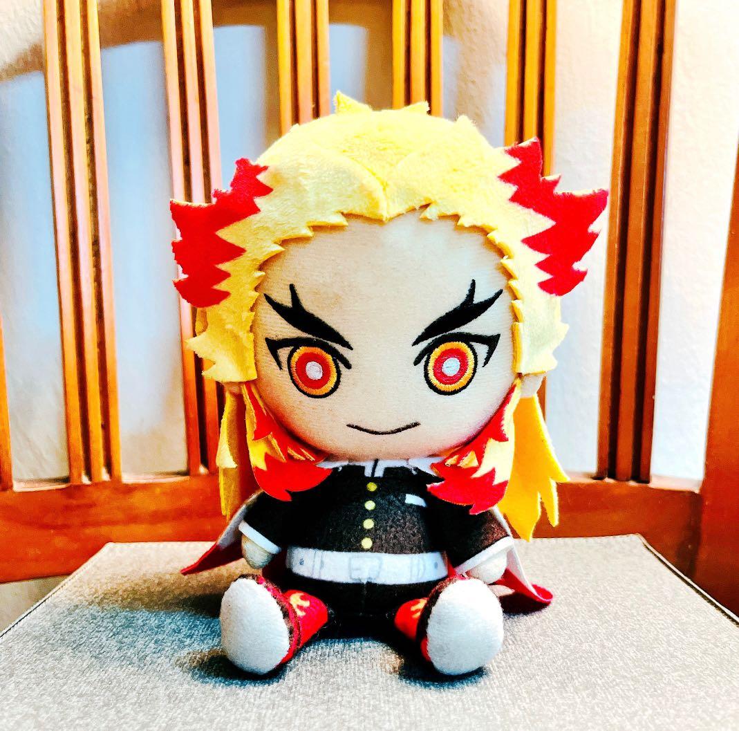 Demon Slayer Chibi Plush Toy Anime Kyojuro Rengoku (Reissue), Hobbies ...