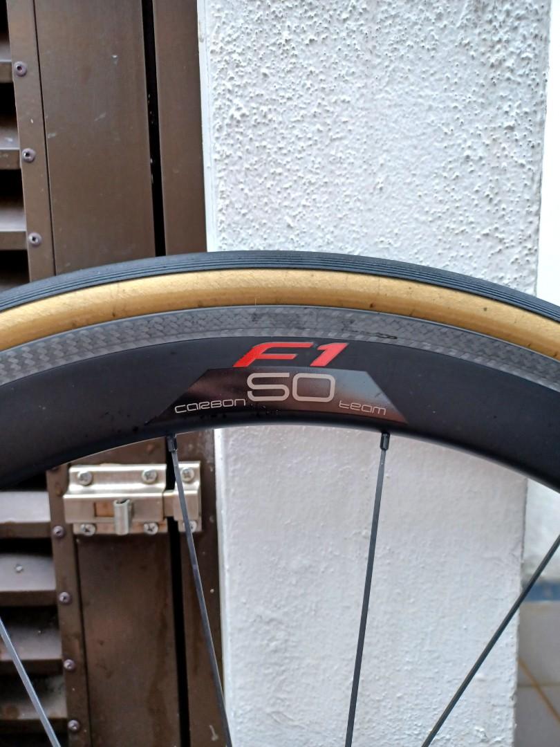 Deuter F1 50MM Carbon Wheelset, Sports Equipment, Bicycles & Parts