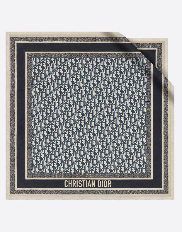 Dior oblique square scarf sales