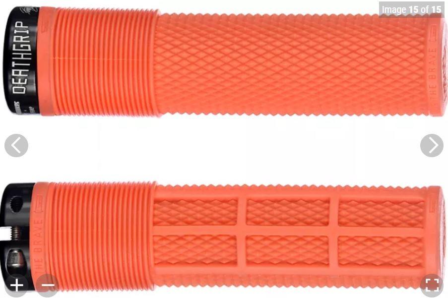 DMR Brendog Death Grip Flangeless MTB Grips Black Tango