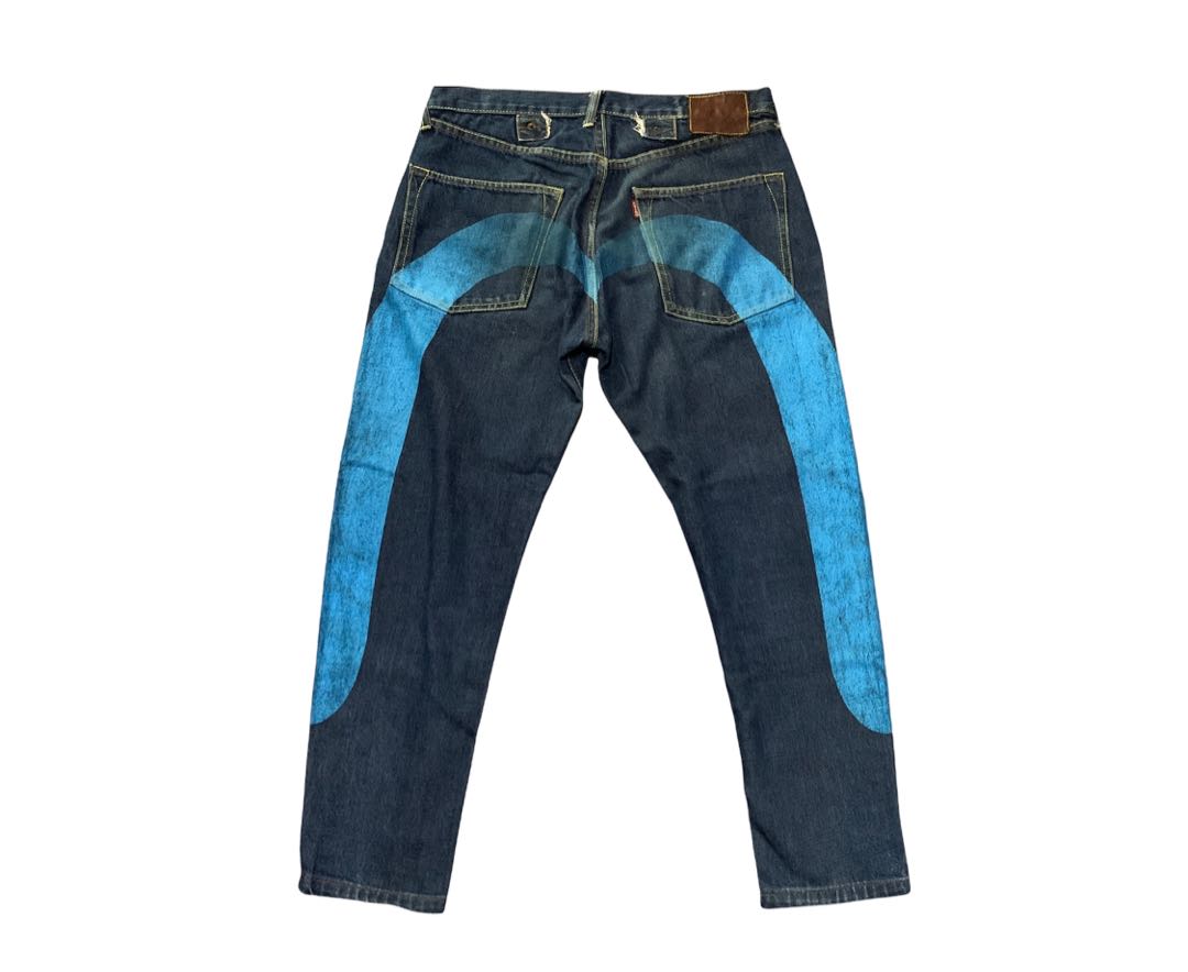 Evisu Jeans Big Logo💥, Fesyen Pria 