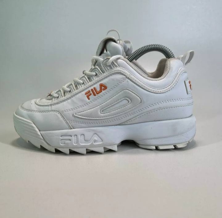 White and orange fila disruptor online