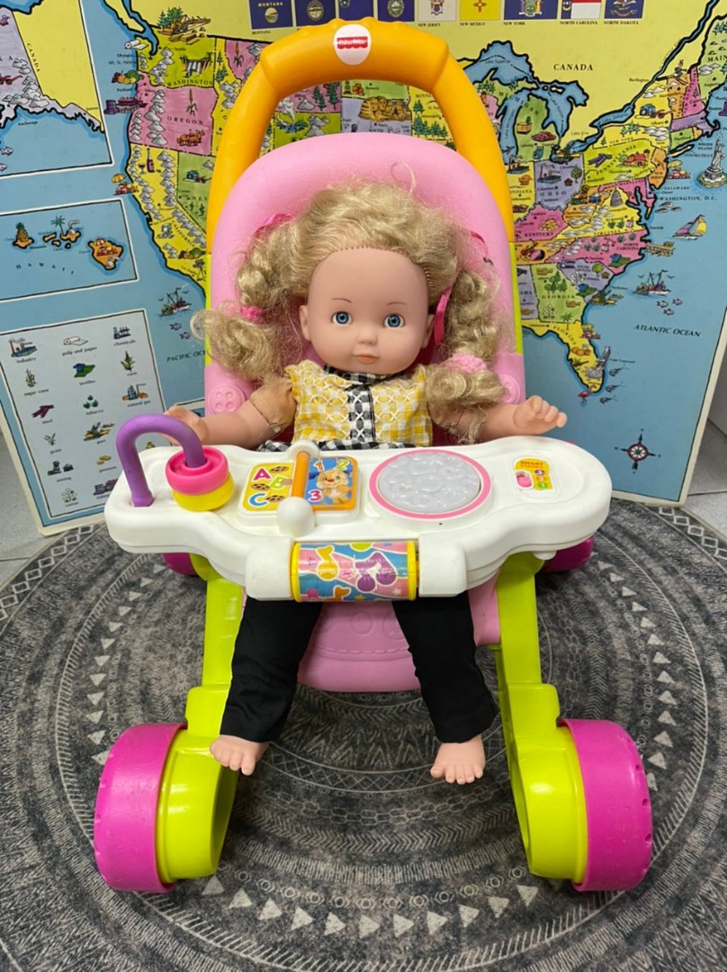 FISHER PRICE STROLLER WALKER BABY DOLL Babies Kids Infant