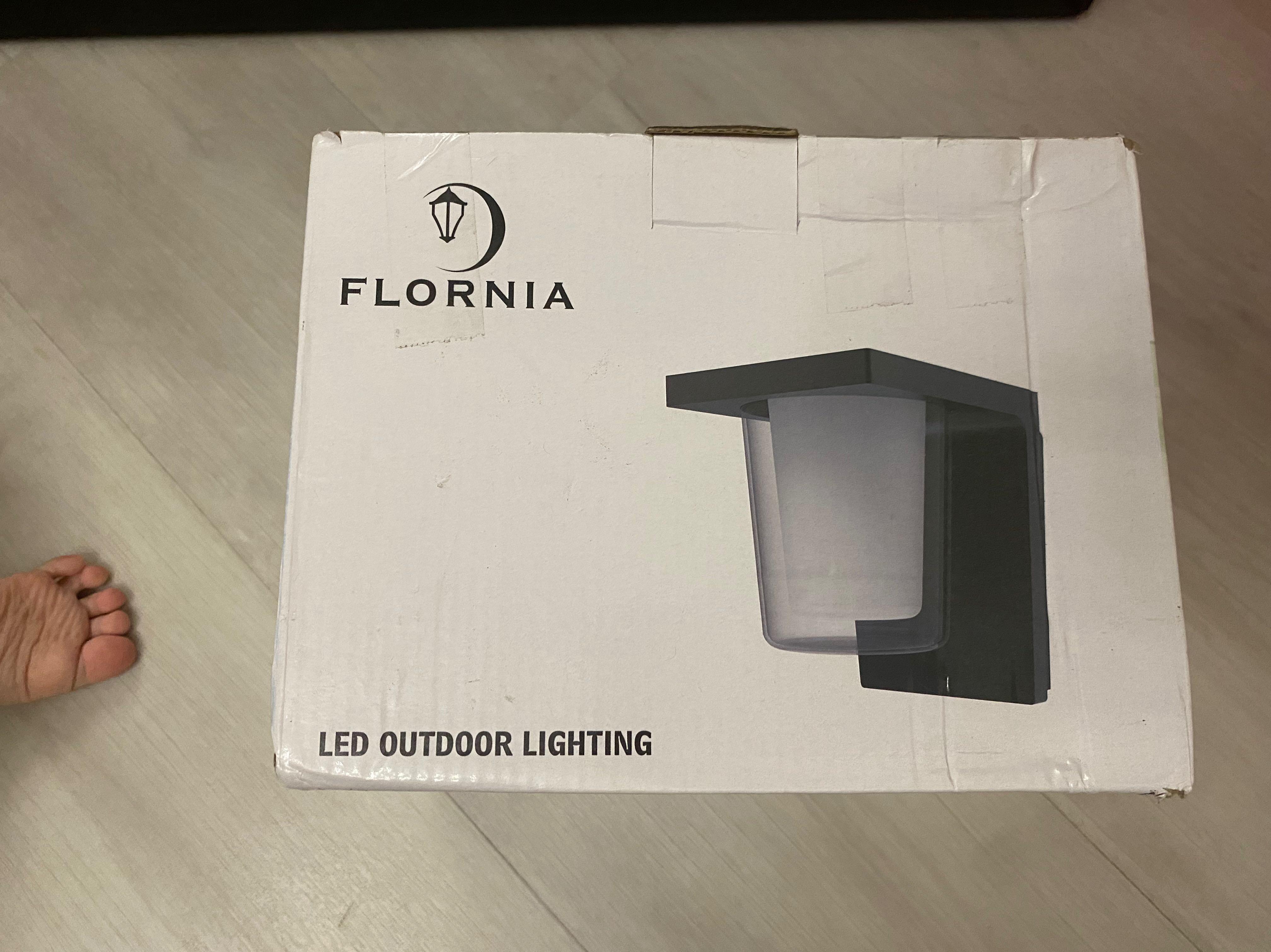 Flornia Outdoor Wall Light, Furniture & Home Living, Lighting & Fans