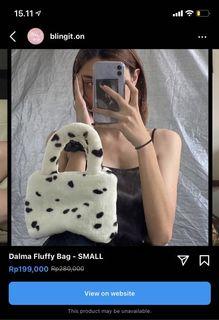 FLUFFY BAG BLING IT ON