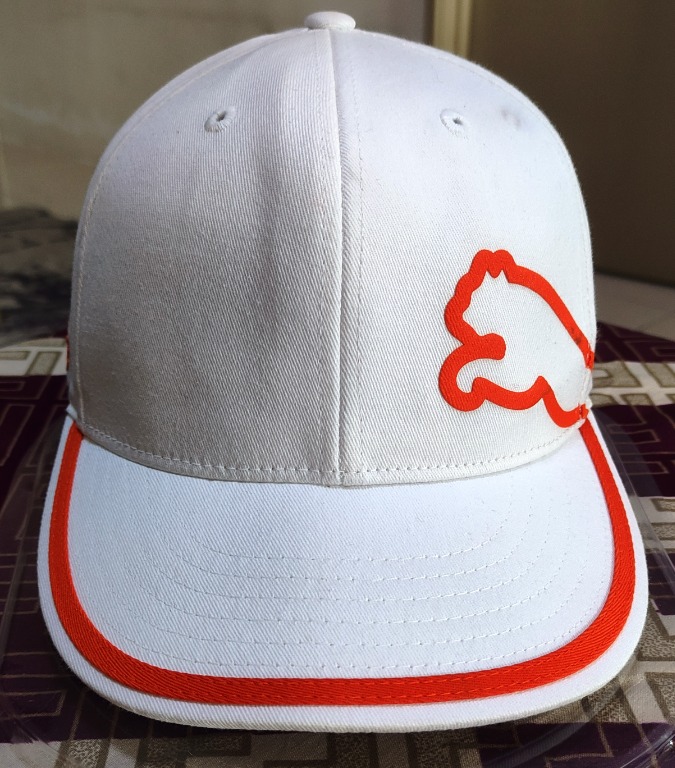 Orange puma golf hat discount