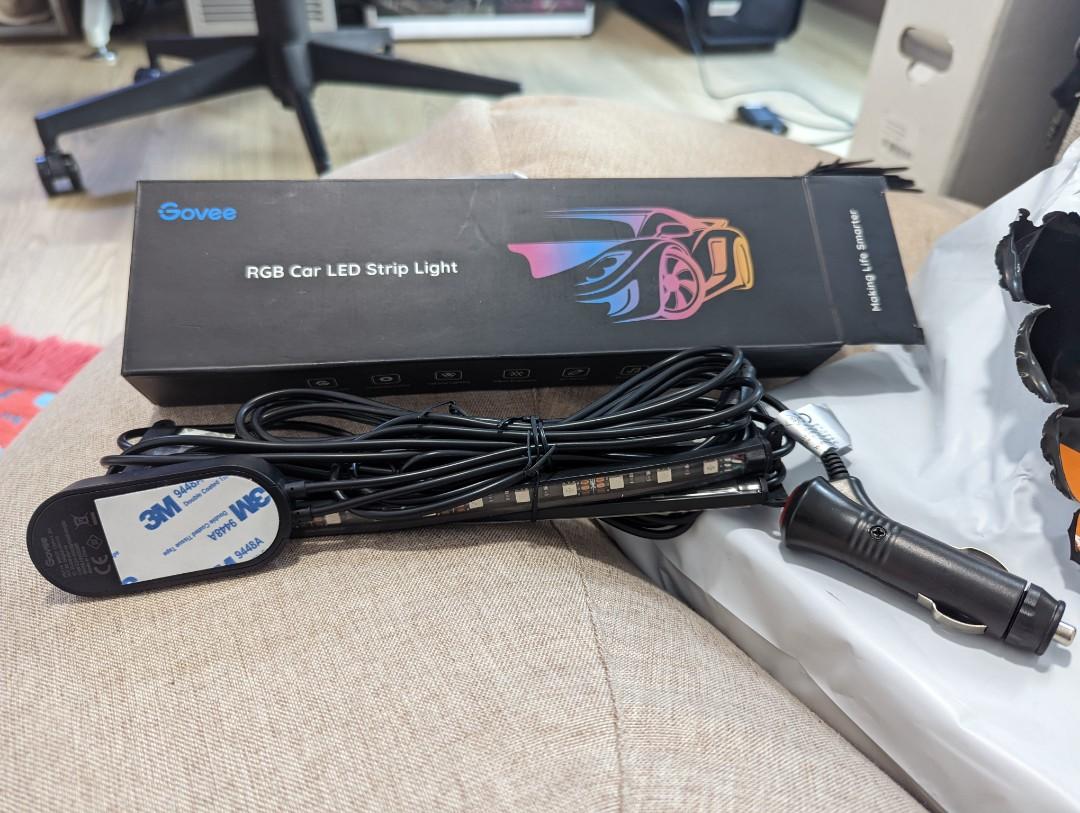 GOVEE RGB Car LED strip light, Car Accessories, Electronics & Lights on Carousell
