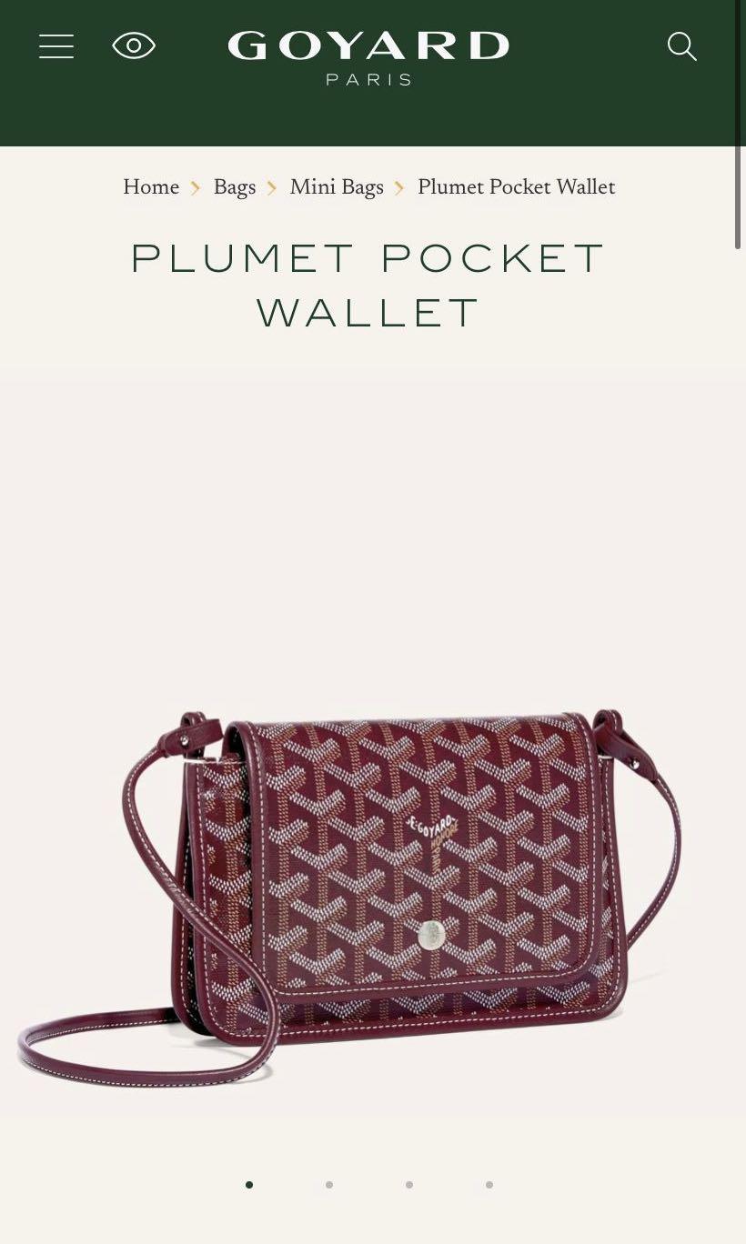 🤎Goyard Plumet Crossbody Bag in Brown, Women's Fashion, Bags & Wallets,  Cross-body Bags on Carousell