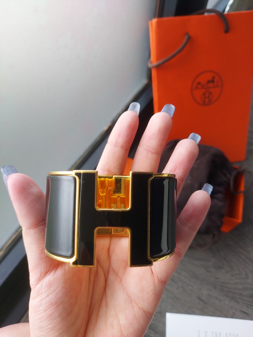 Hermes clic clac extra wide Luxury Accessories on Carousell