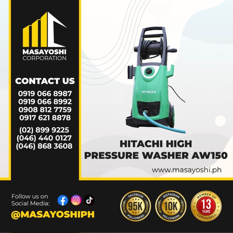Hitachi aw150 professional 2025 pressure washer