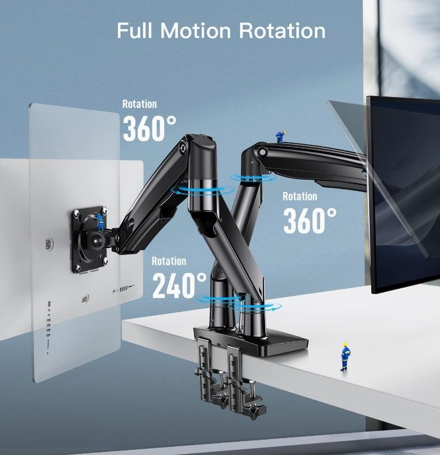 HUANUO Dual Monitor Mount Stand (HNDS7), Computers & Tech, Parts