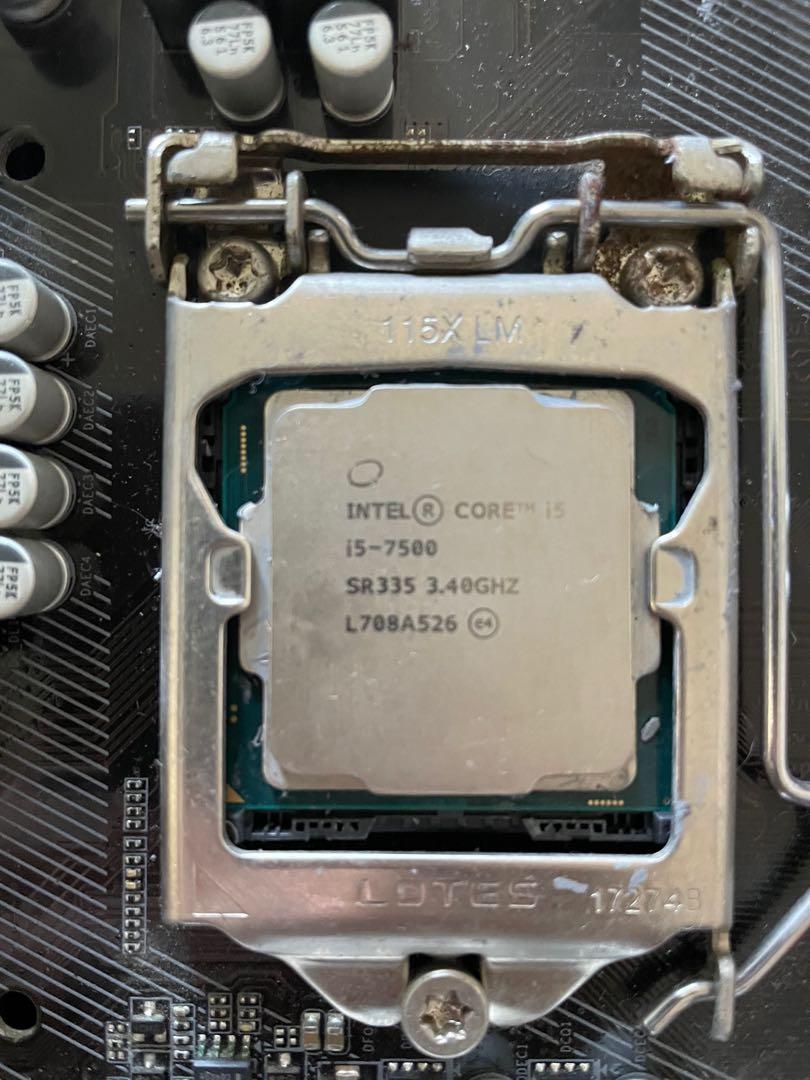 INTEL Core i5-7500 マザーボード CPUクーラ 電源