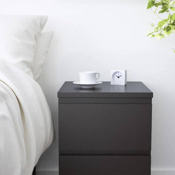 IKEA Malm side table (chest of 2 drawers), Furniture & Home Living