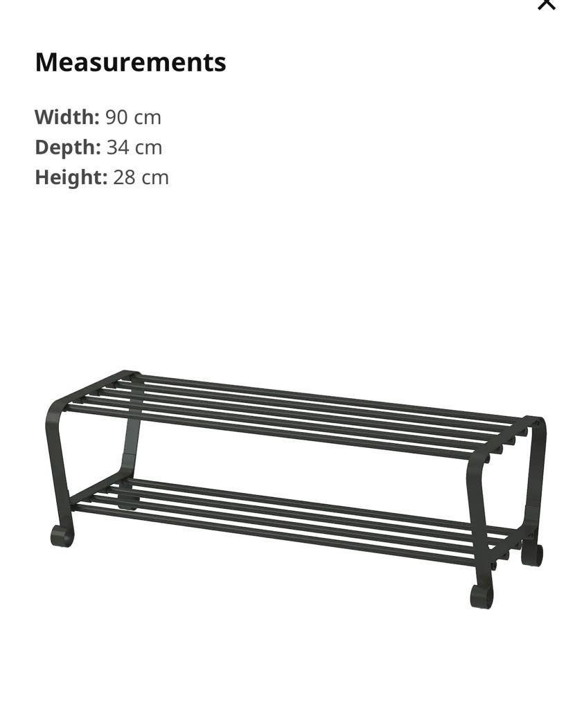 Ikea Portis (Shoe Rack), Furniture & Home Living, Furniture, Shelves