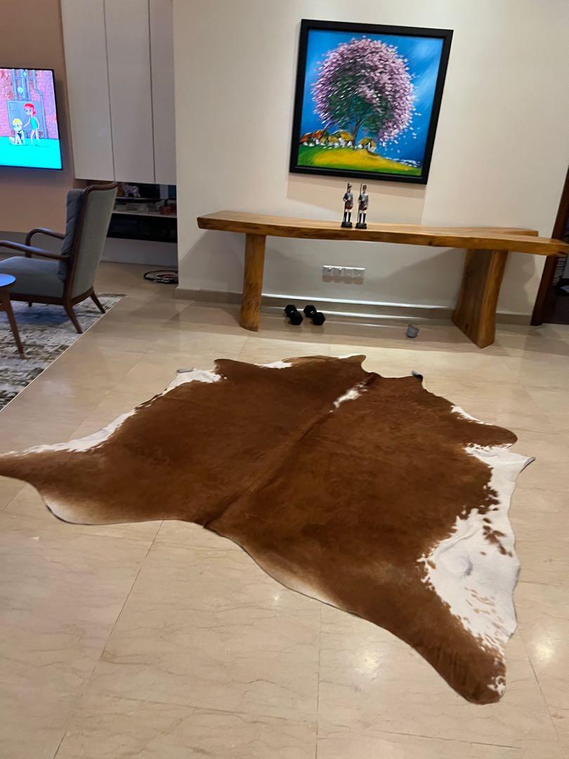 Ikea rug cow, Furniture & Home Living, Home Decor, Carpets, Mats