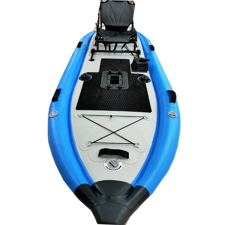 Inflatable Pedal Drive Fishing Kayak / SUP, Sports Equipment, Fishing on  Carousell