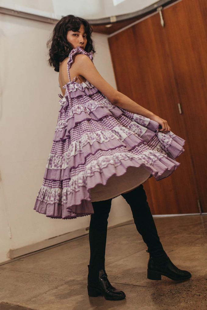 innika choo purple dress Innika choo maxi