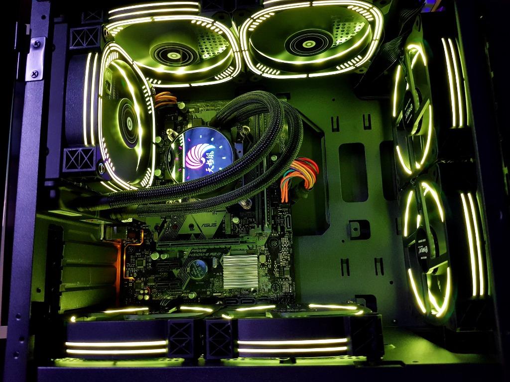 Intel i5 9th Gen Desktop PC with Liquid Cooler in a Nice Gaming Rig ...