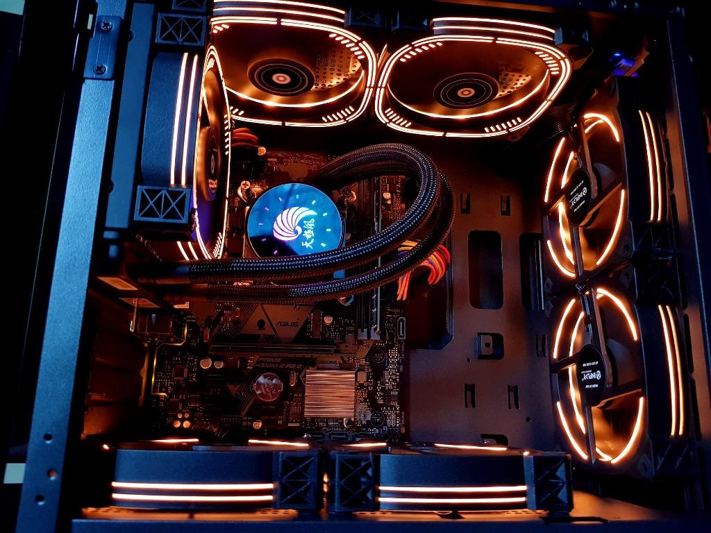 Intel i5 9th Gen Desktop PC with Liquid Cooler in a Nice Gaming Rig ...