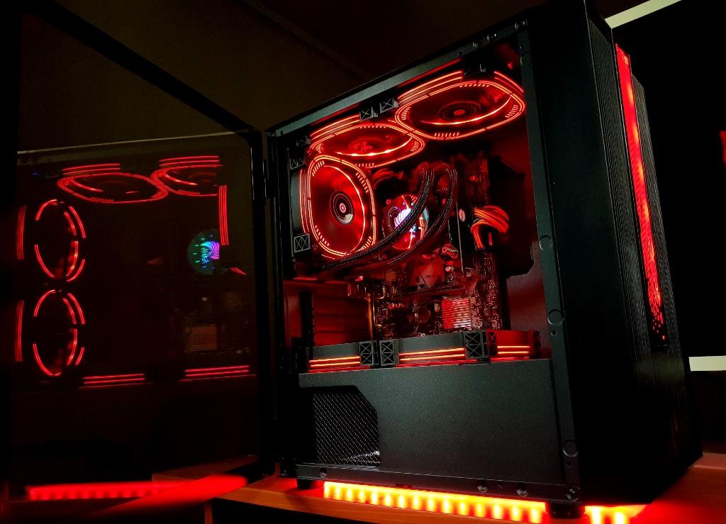 Intel i5 9th Gen Desktop PC with Liquid Cooler in a Nice Gaming Rig ...