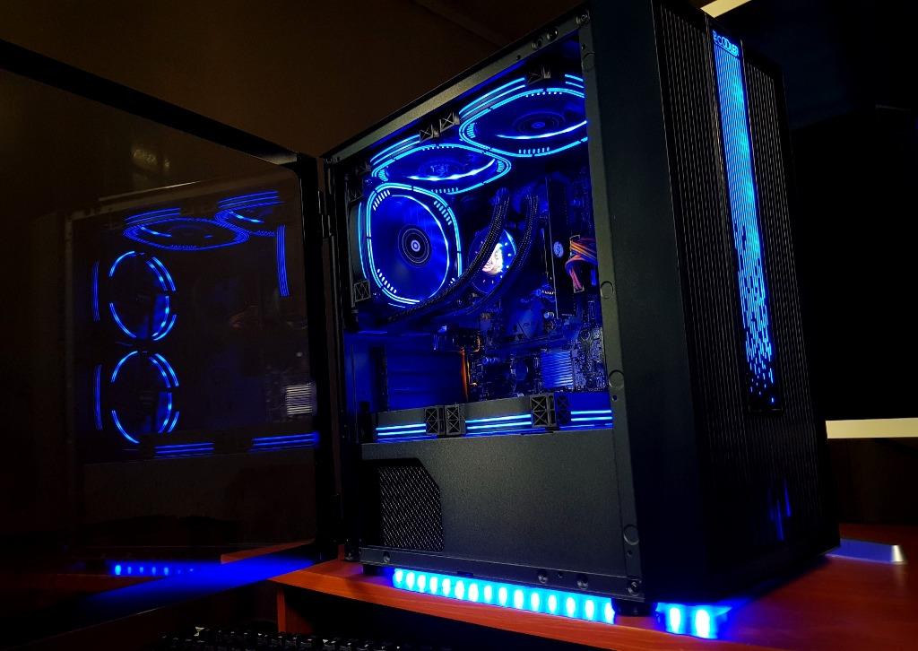 Intel i5 9th Gen Desktop PC with Liquid Cooler in a Nice Gaming Rig ...