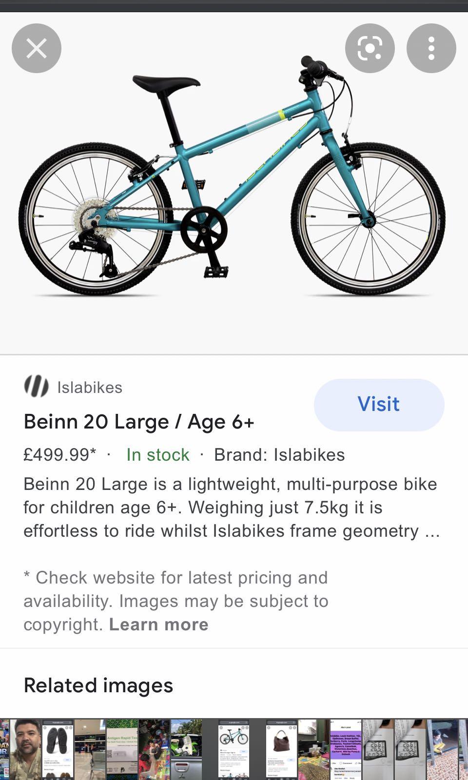 Isla bike sizes hotsell