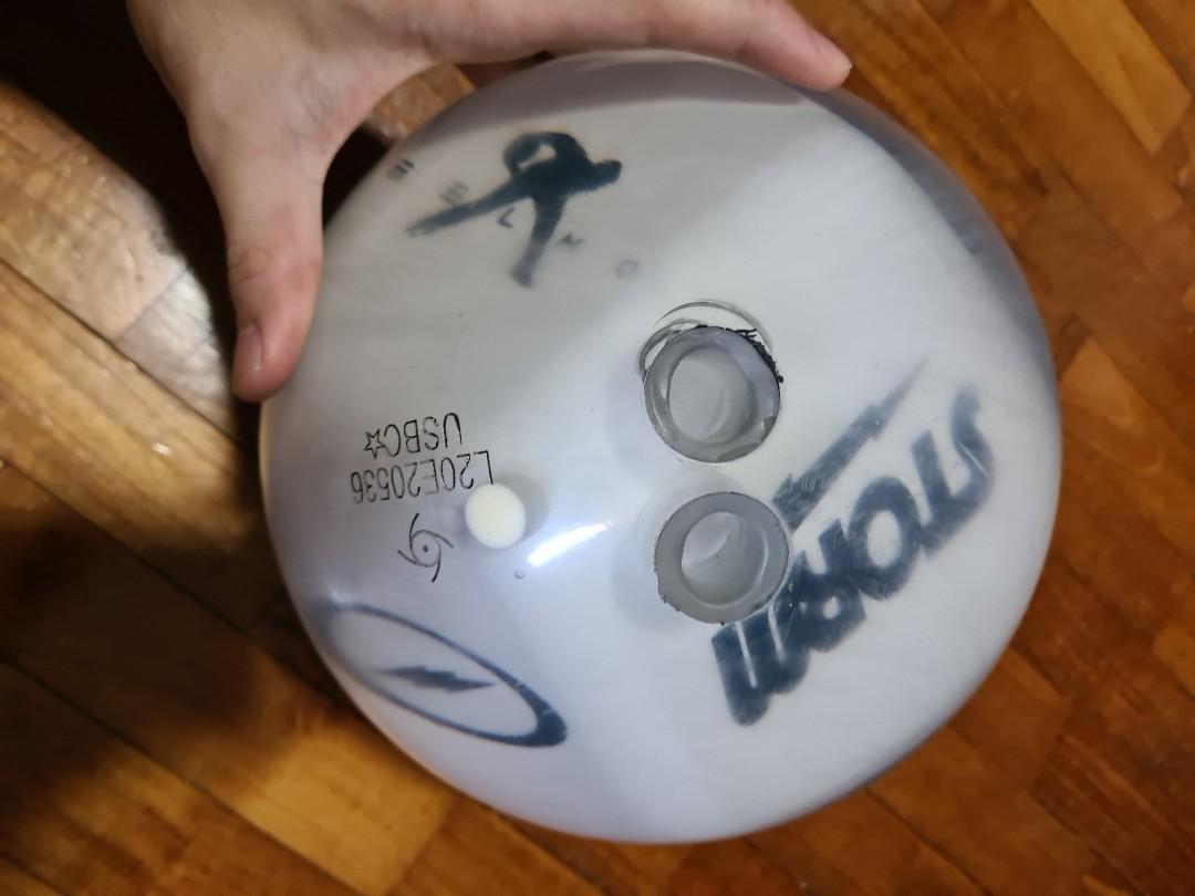 Jason Belmonte Spare ball clear 15lb bowling ball, Sports Equipment